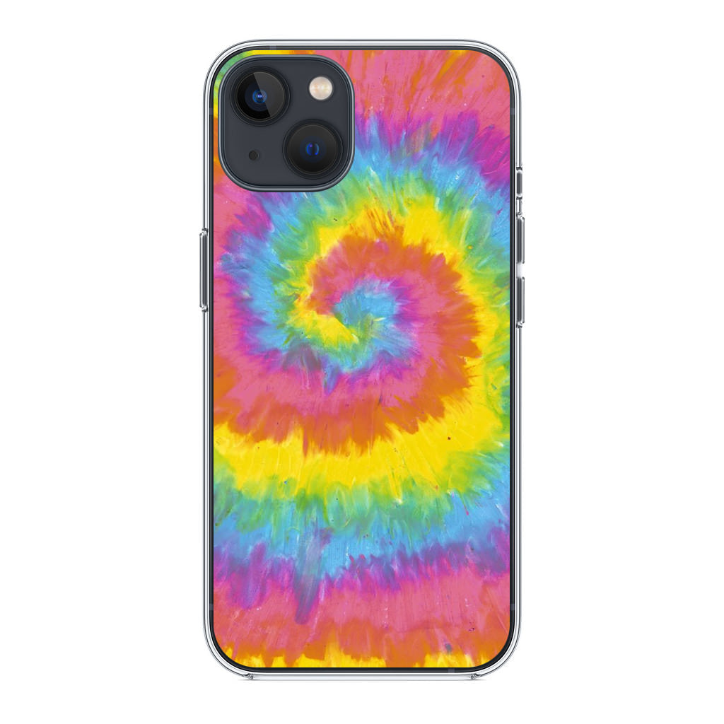 Pastel Rainbow Tie Dye iPhone 15 / 15 Plus Case