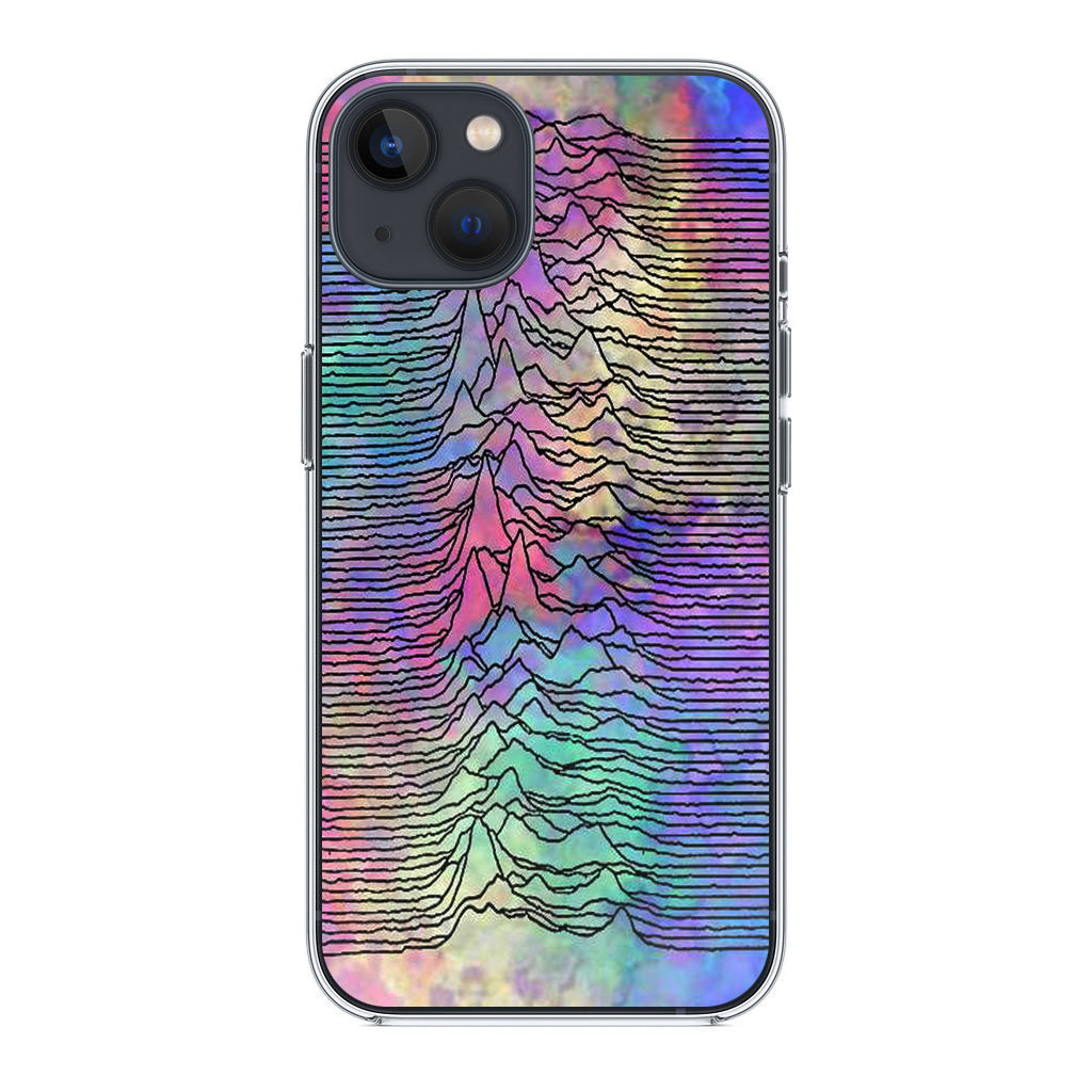 Joy Division Unknown Pleasures Colorful iPhone 15 / 15 Plus Case