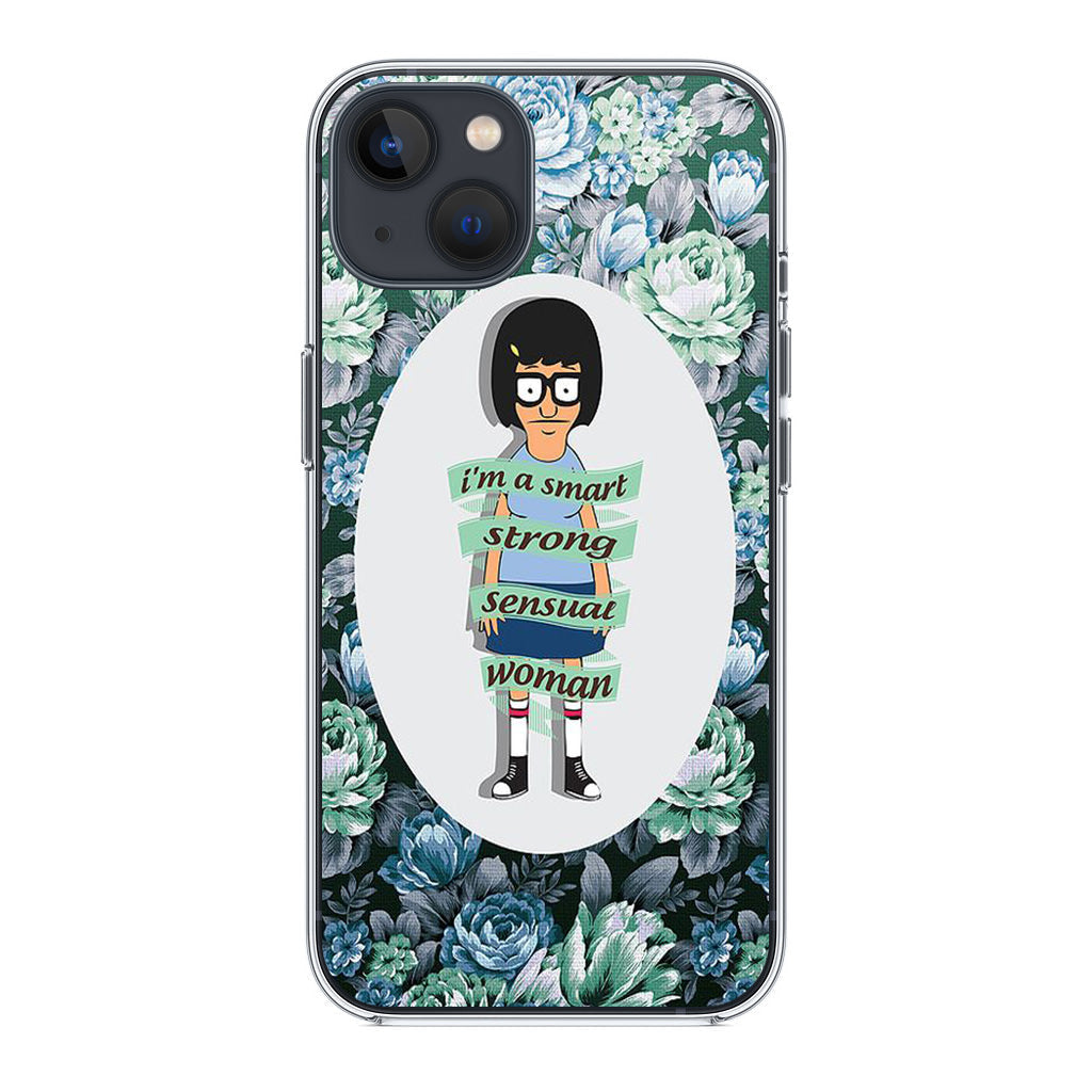 Tina Belcher Flower Woman Quotes iPhone 15 / 15 Plus Case