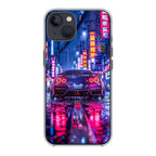 Neon Midnight Drift Tokyo Rain iPhone 14 / 14 Plus Case