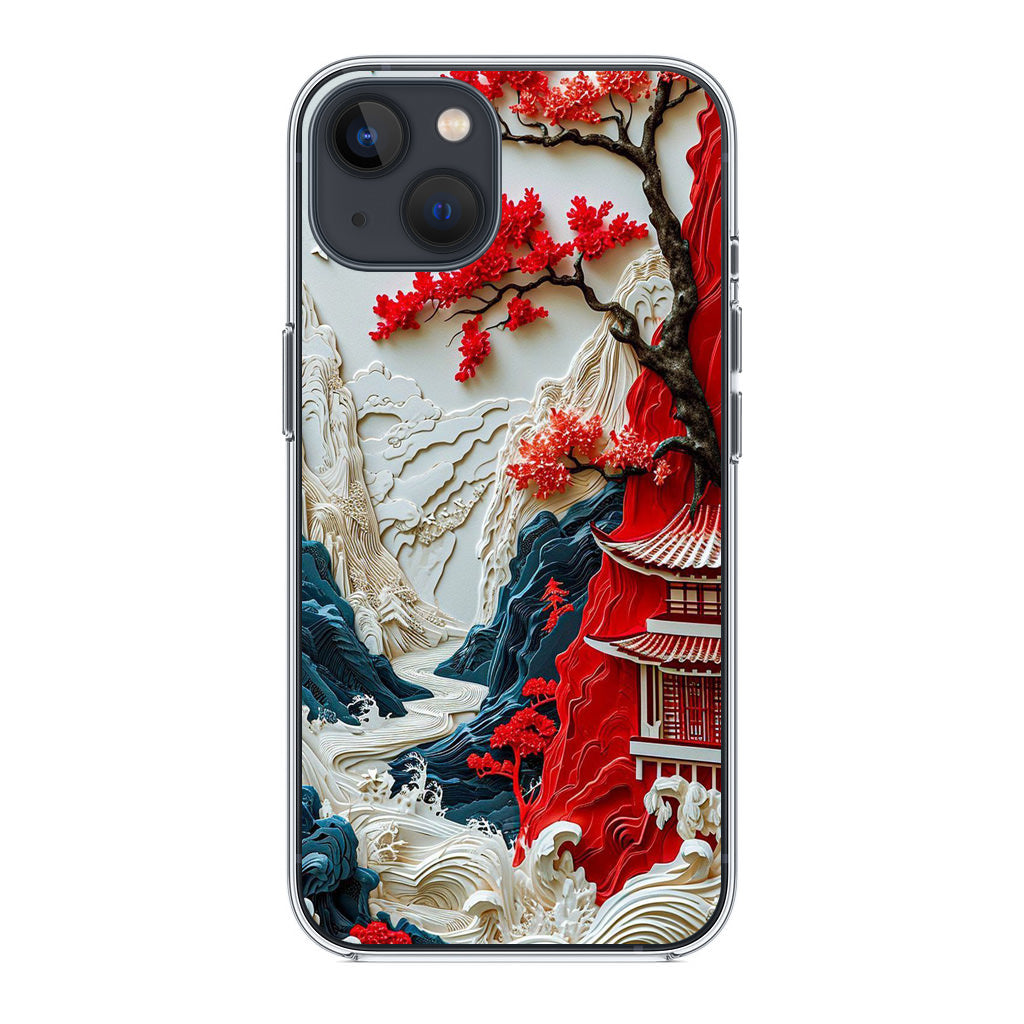 Whispers of the Crimson Zen iPhone 14 / 14 Plus Case