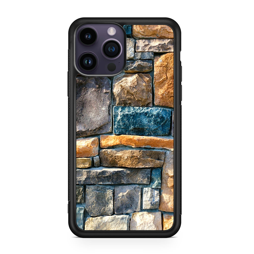 Colored Stone Piles iPhone 15 Pro / 15 Pro Max Case
