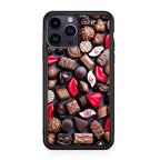 I Love Choco Pattern iPhone 15 Pro / 15 Pro Max Case
