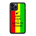 Keep Calm and Listen to Reggae iPhone 15 Pro / 15 Pro Max Case