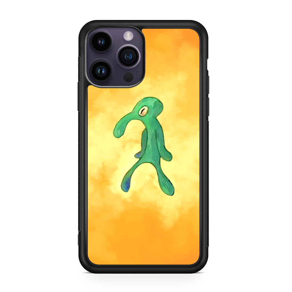Bold and Brash Squidward Painting iPhone 14 Pro / 14 Pro Max Case