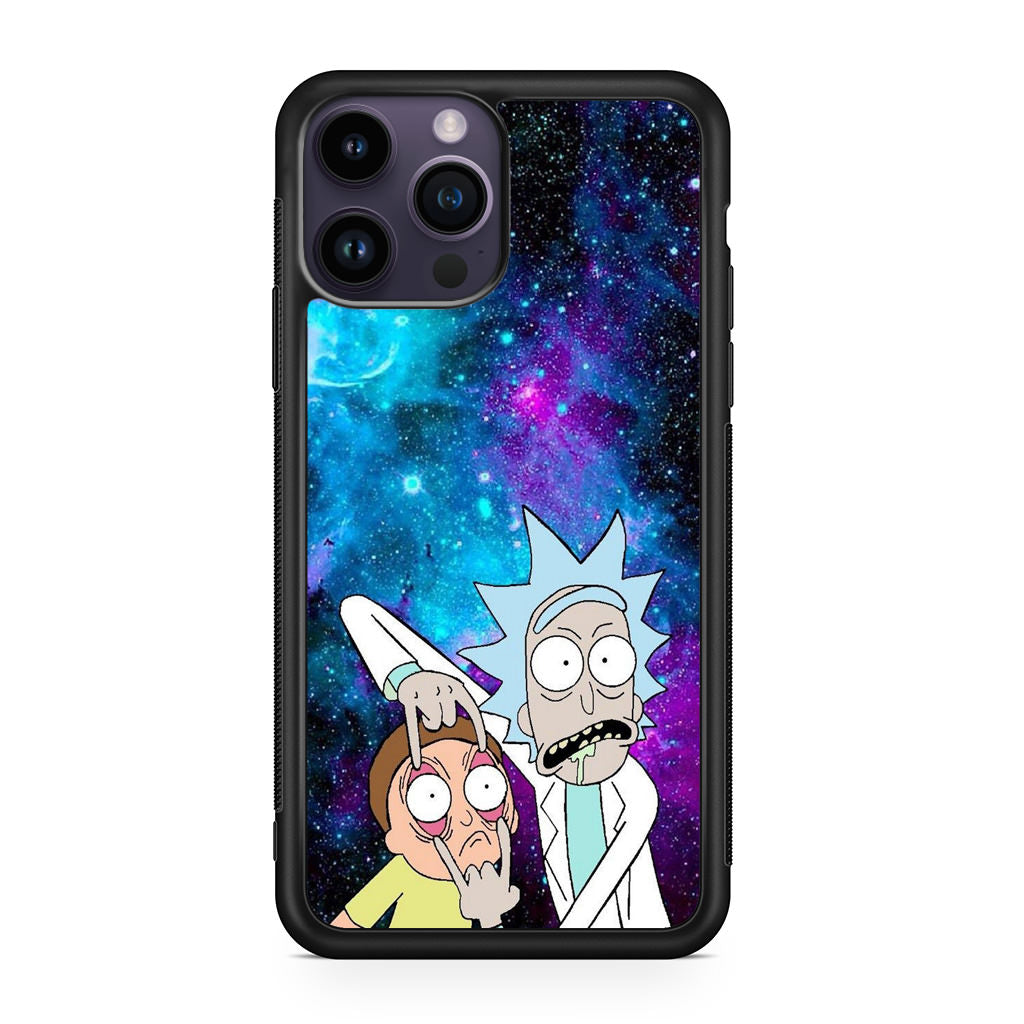 Rick And Morty Open Your Eyes iPhone 15 Pro / 15 Pro Max Case