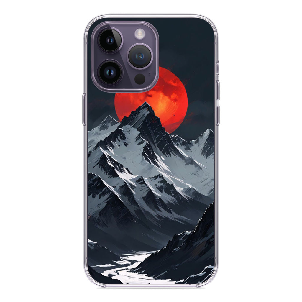 Crimson Eclipse The Mountain iPhone 14 Pro / 14 Pro Max Case