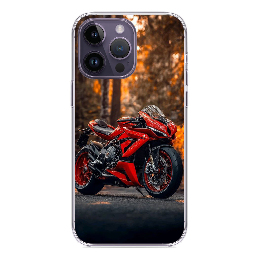 Crimson Velocity in Autumn Flame iPhone 14 Pro / 14 Pro Max Case