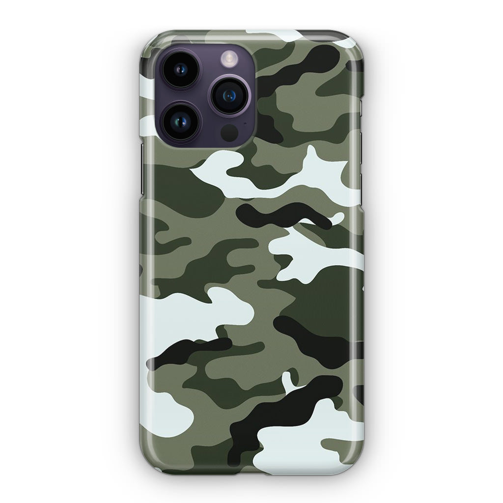 Military Green Camo iPhone 15 Pro / 15 Pro Max Case