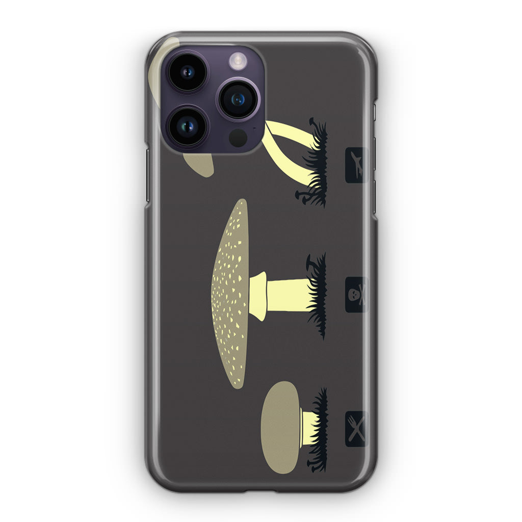Mushroom Minimalism iPhone 15 Pro / 15 Pro Max Case