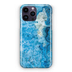 Navy Blue Marble iPhone 15 Pro / 15 Pro Max Case