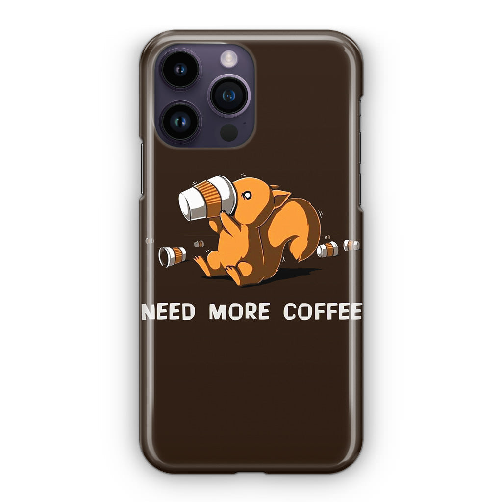 Need More Coffee Programmer Story iPhone 15 Pro / 15 Pro Max Case