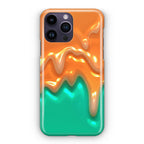 Orange Paint Dripping iPhone 15 Pro / 15 Pro Max Case