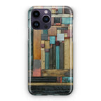 Painted Abstract Wood Sculptures iPhone 15 Pro / 15 Pro Max Case