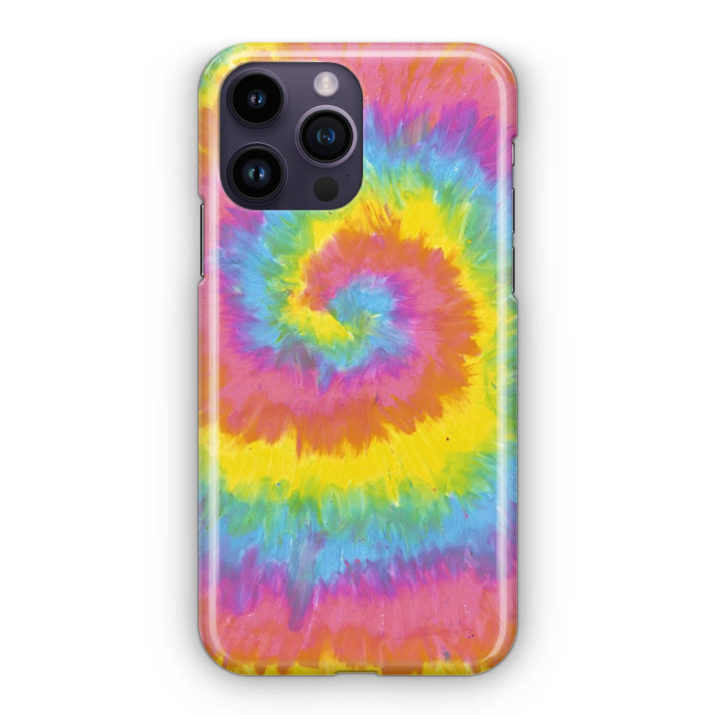 Pastel Rainbow Tie Dye iPhone 15 Pro / 15 Pro Max Case