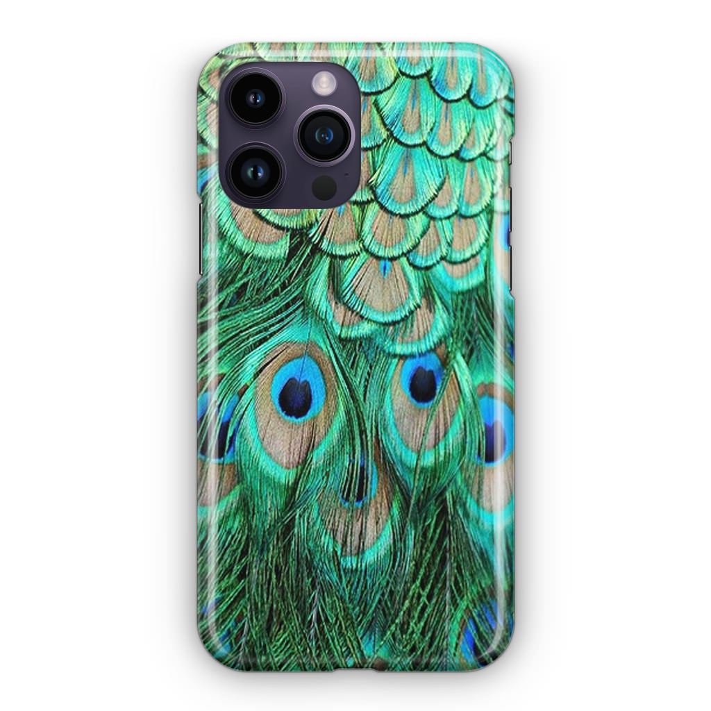 Peacock Feather iPhone 15 Pro / 15 Pro Max Case
