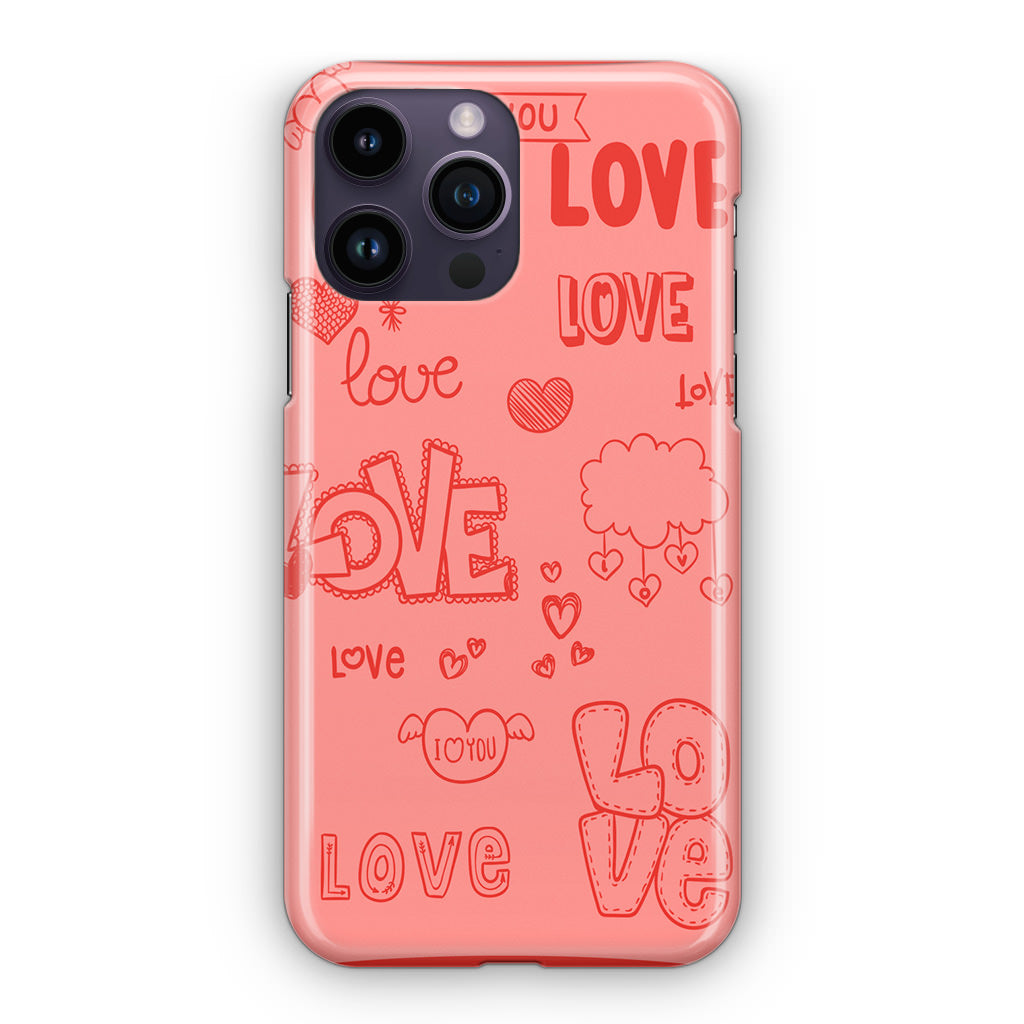Pink Lover iPhone 15 Pro / 15 Pro Max Case
