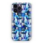 BTS Suga Blue Aesthetic Collage iPhone 15 Pro / 15 Pro Max Case