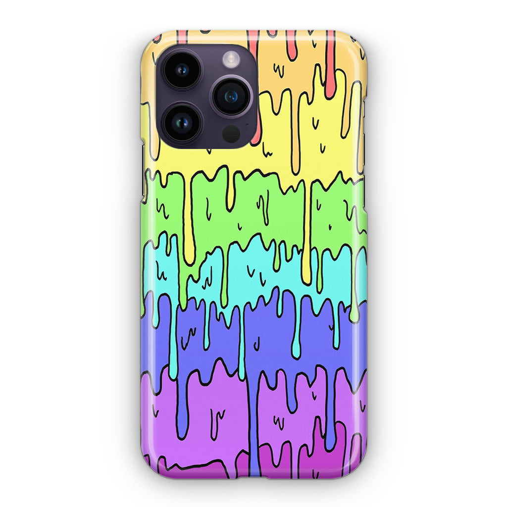 Pastel Kawaii Melting Rainbow iPhone 15 Pro / 15 Pro Max Case
