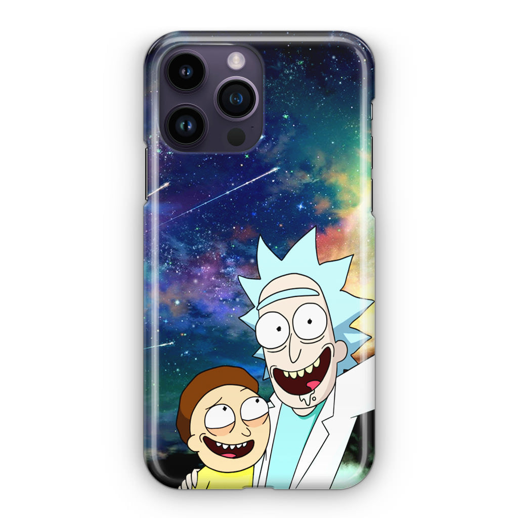 Rick And Morty In The Space iPhone 15 Pro / 15 Pro Max Case