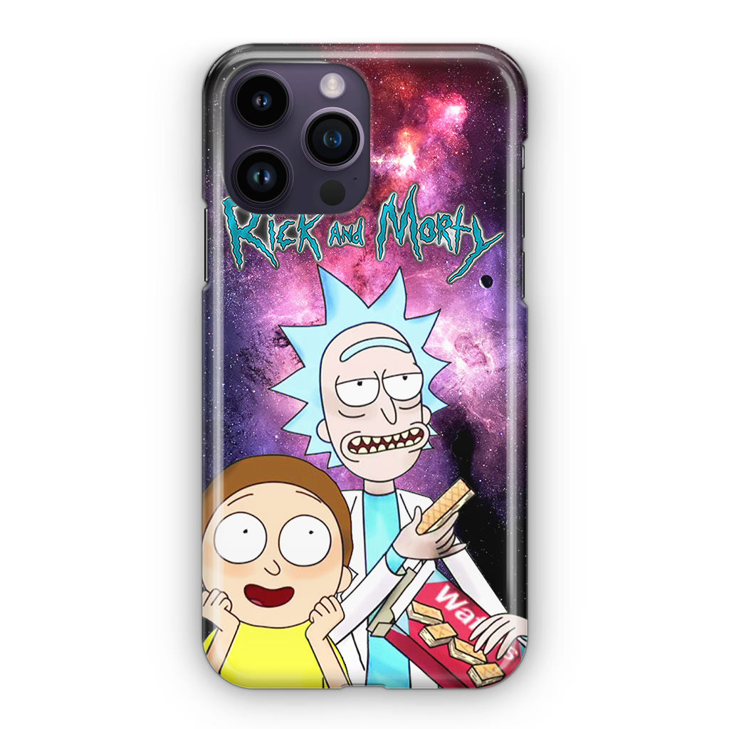 Rick And Morty Nebula Space iPhone 15 Pro / 15 Pro Max Case