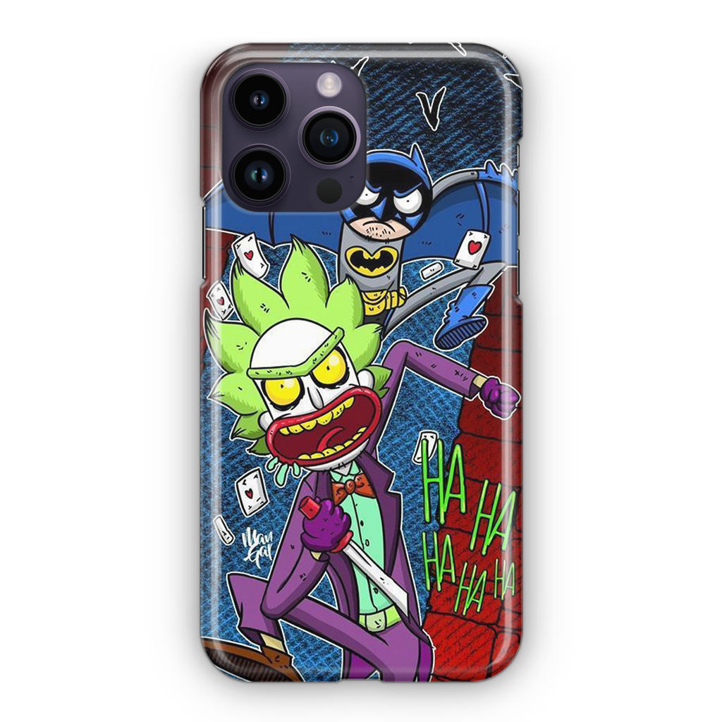 Rick And Morty Bat And Joker Clown iPhone 15 Pro / 15 Pro Max Case