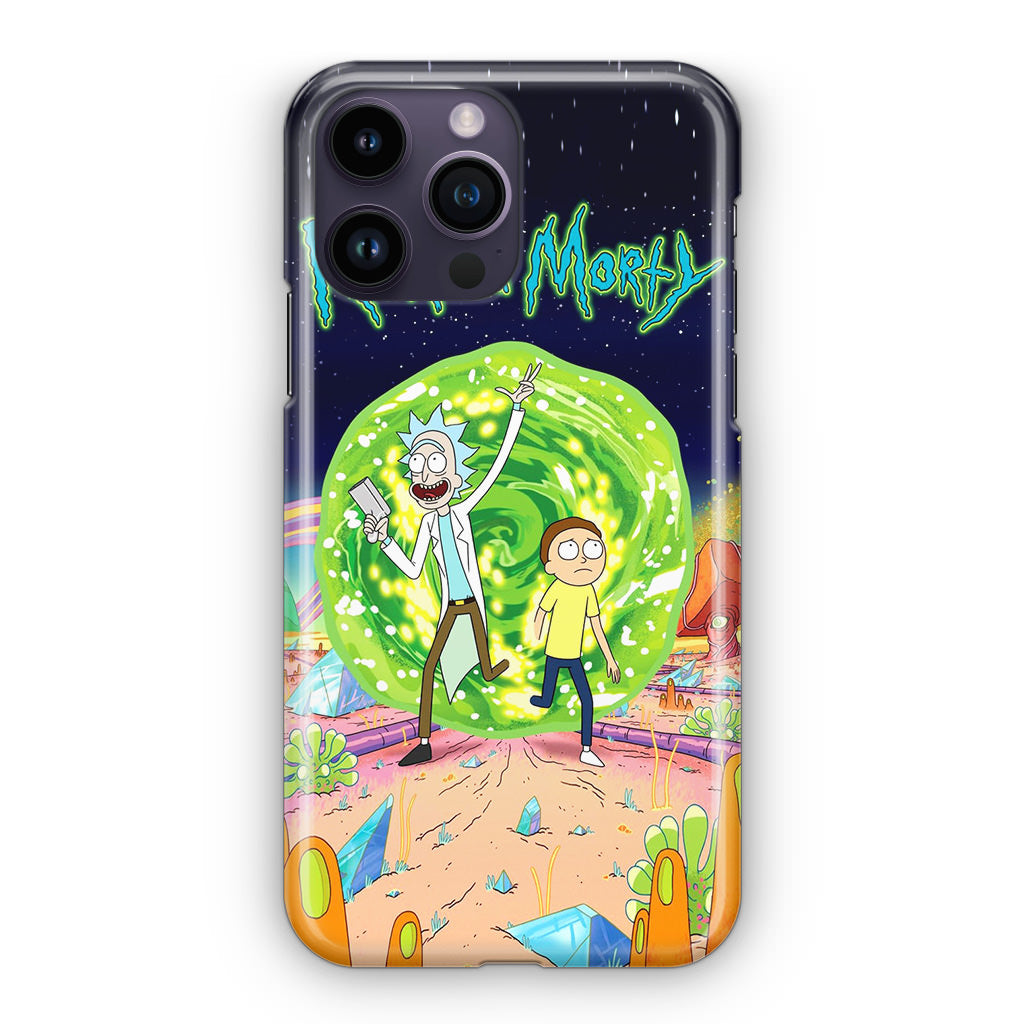 Rick And Morty Portal Gun iPhone 15 Pro / 15 Pro Max Case
