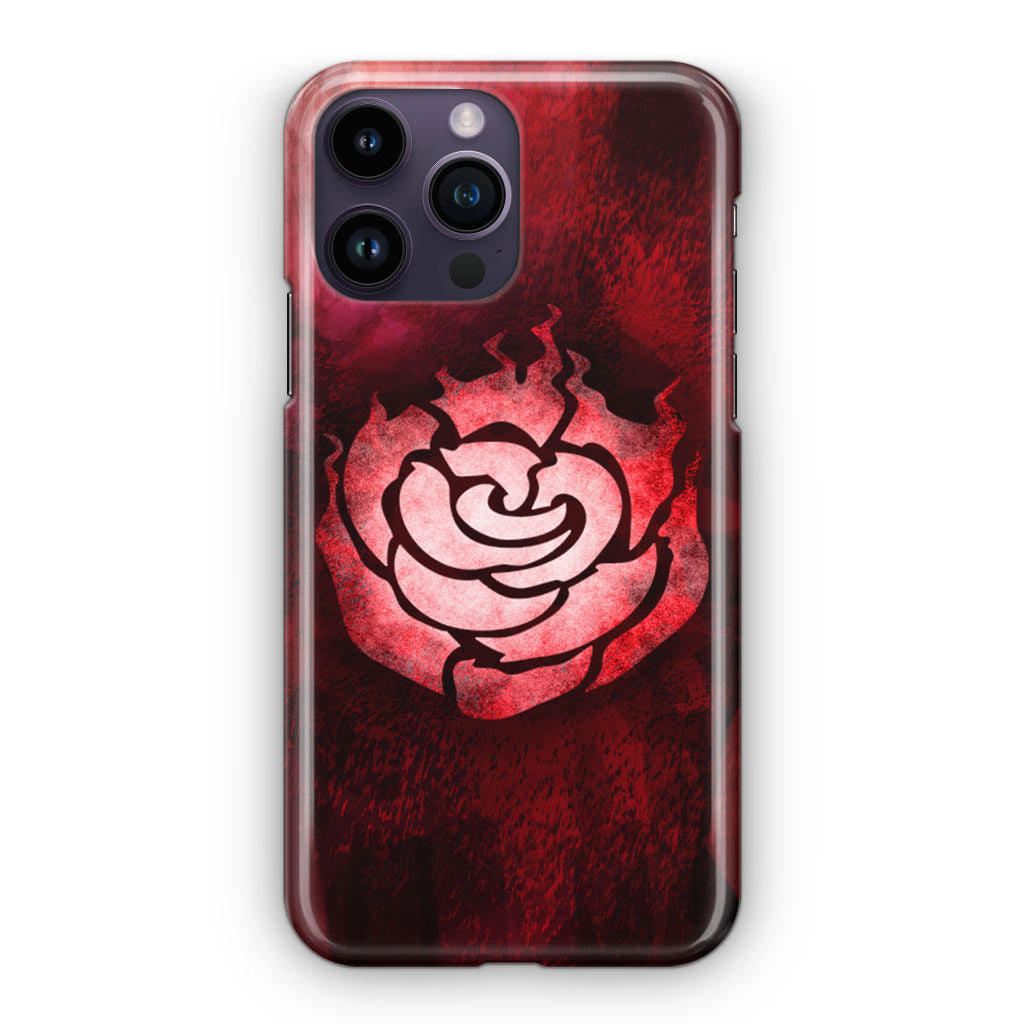 RWBY Ruby Rose Symbol iPhone 15 Pro / 15 Pro Max Case