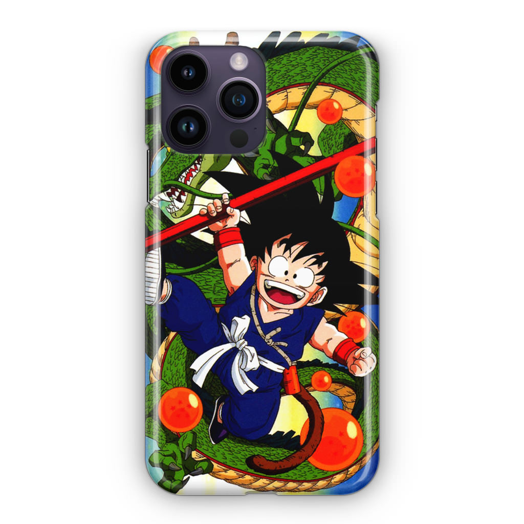 Shenlong And Little Goku Dragon Ball iPhone 15 Pro / 15 Pro Max Case
