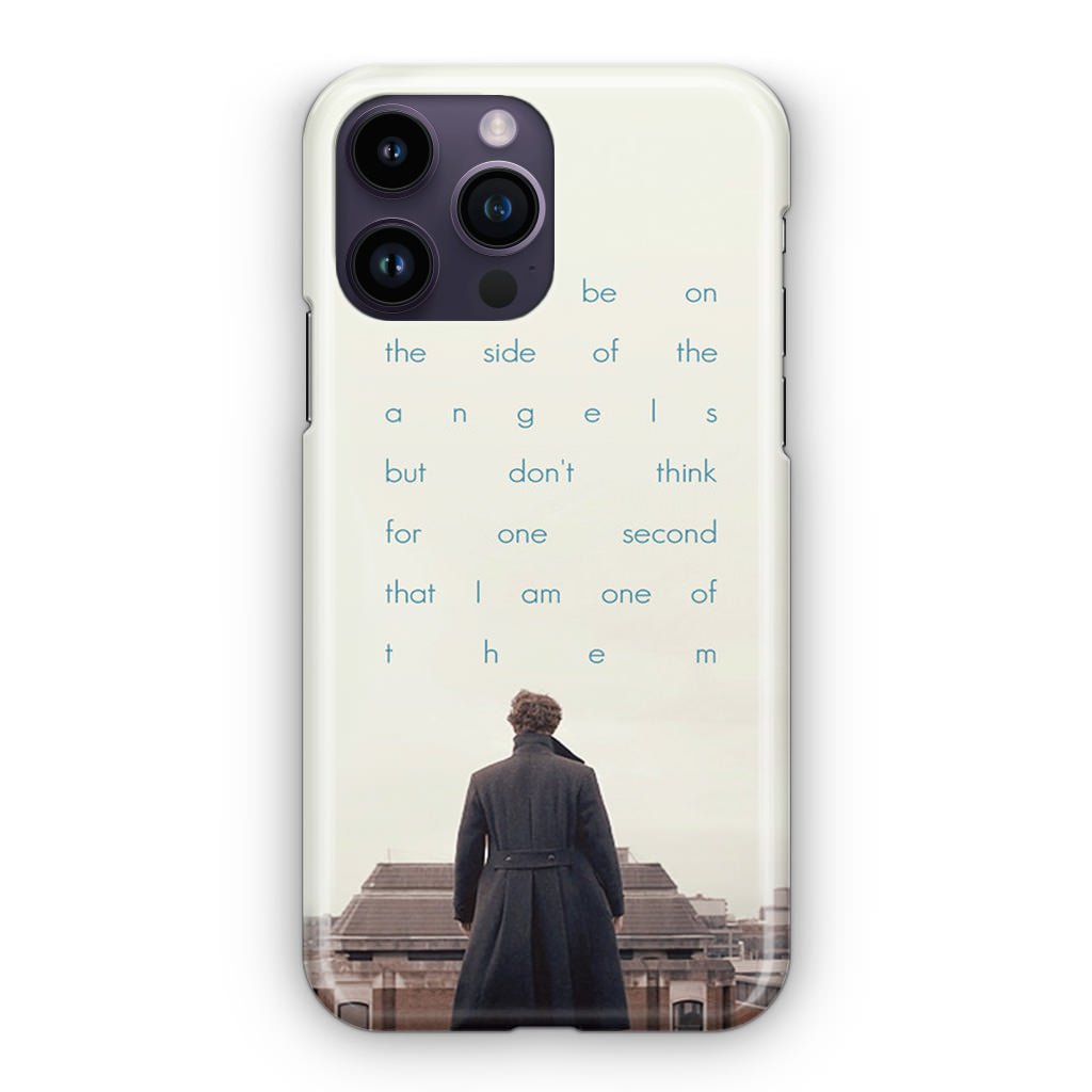 Sherlock Holmes Quote iPhone 15 Pro / 15 Pro Max Case