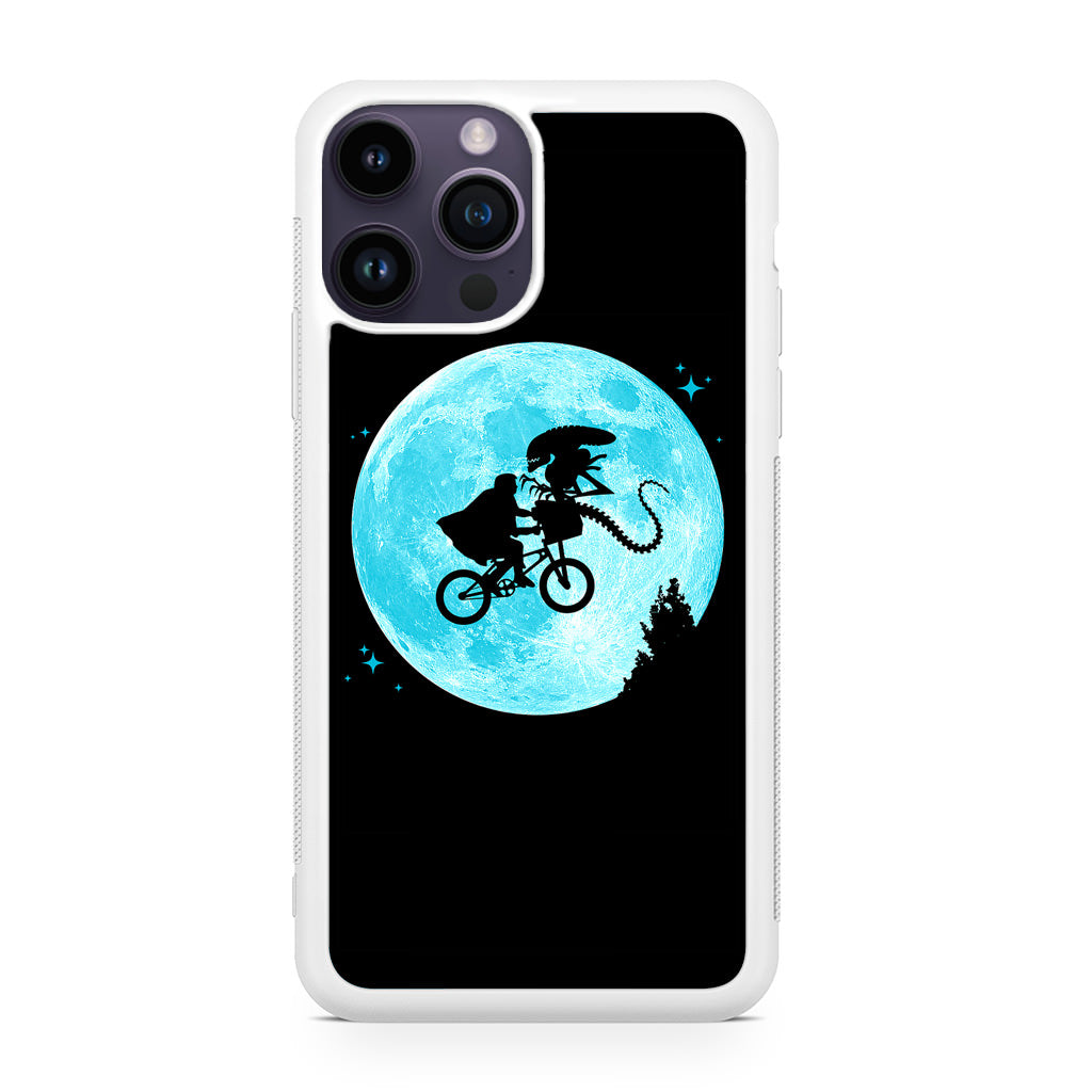 Alien Bike to the Moon iPhone 15 Pro / 15 Pro Max Case