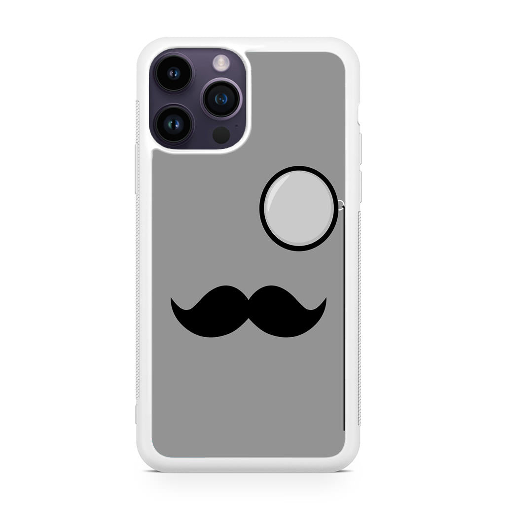 Classy Mustache iPhone 15 Pro / 15 Pro Max Case