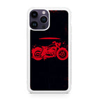Motorcycle Red Art iPhone 15 Pro / 15 Pro Max Case
