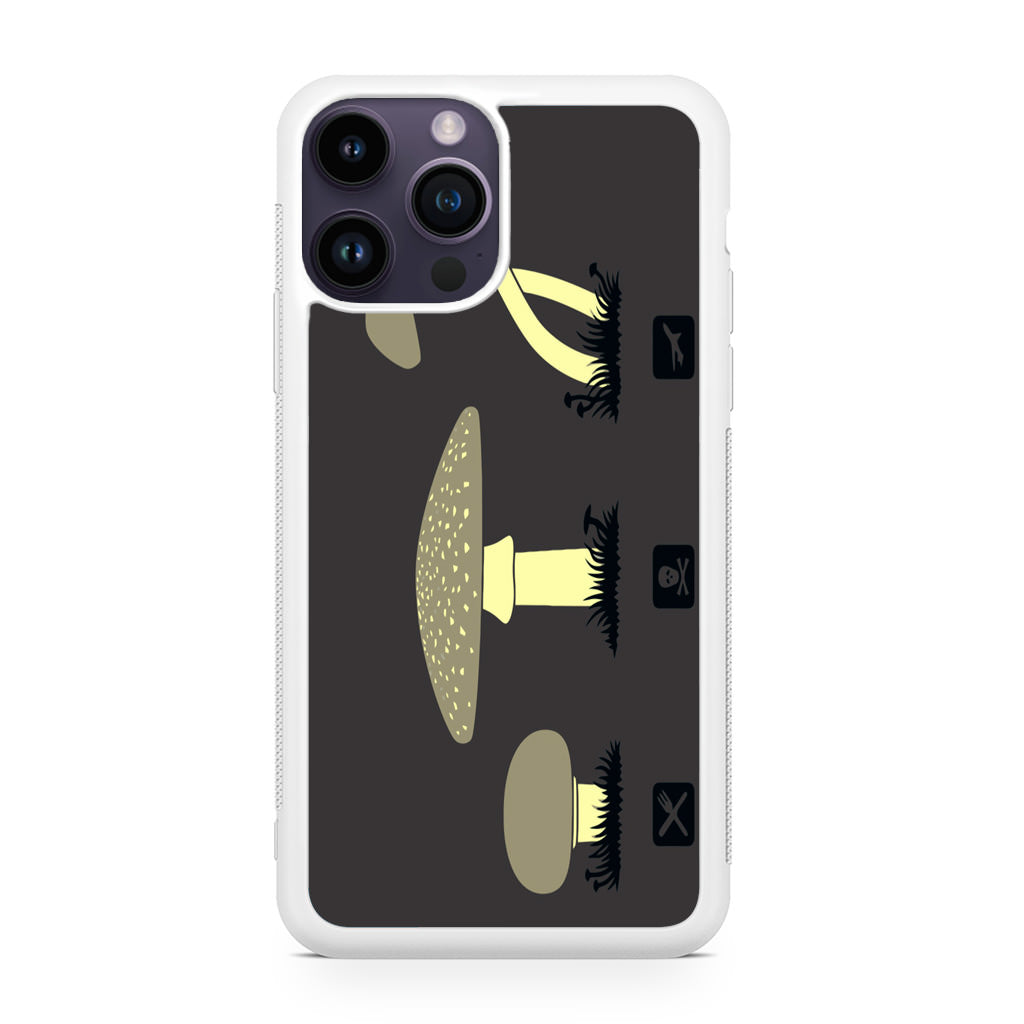 Mushroom Minimalism iPhone 15 Pro / 15 Pro Max Case