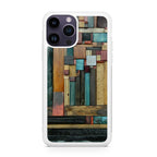 Painted Abstract Wood Sculptures iPhone 15 Pro / 15 Pro Max Case
