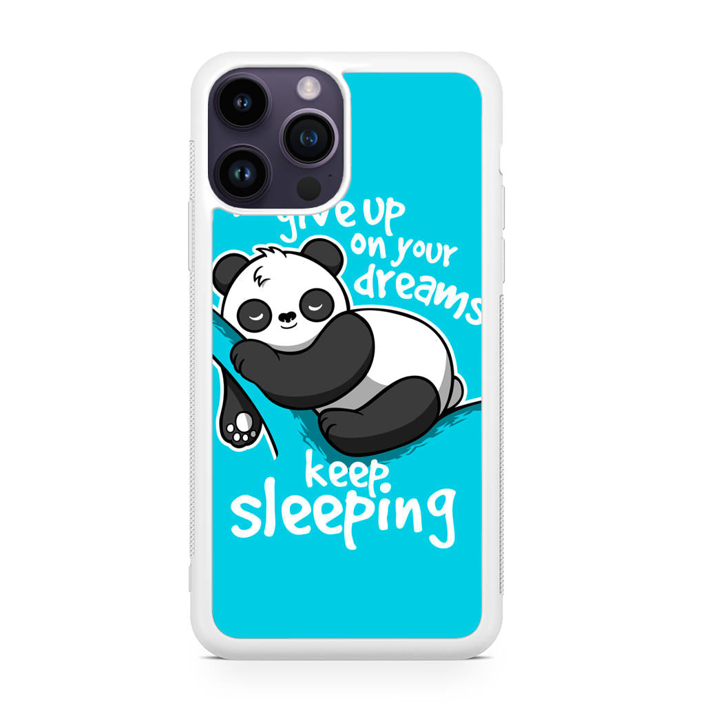 Panda Keep Sleeping iPhone 15 Pro / 15 Pro Max Case