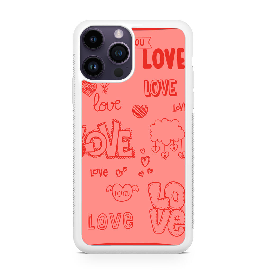 Pink Lover iPhone 15 Pro / 15 Pro Max Case