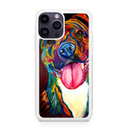 Pitbull Painting Art iPhone 15 Pro / 15 Pro Max Case