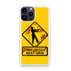 Zombie Crossing Sign iPhone 15 Pro / 15 Pro Max Case