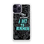 A Day To Remember Quote iPhone 15 Pro / 15 Pro Max Case