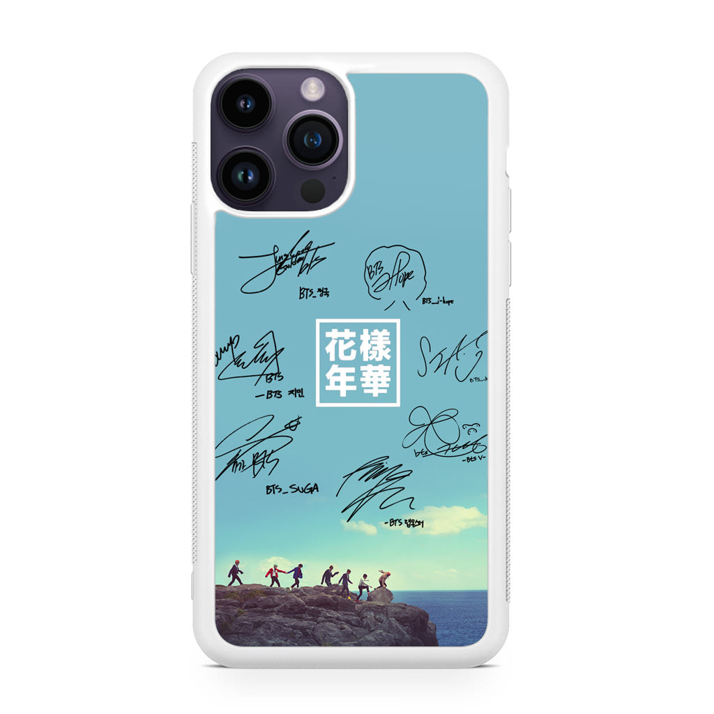 BTS Signature iPhone 15 Pro / 15 Pro Max Case
