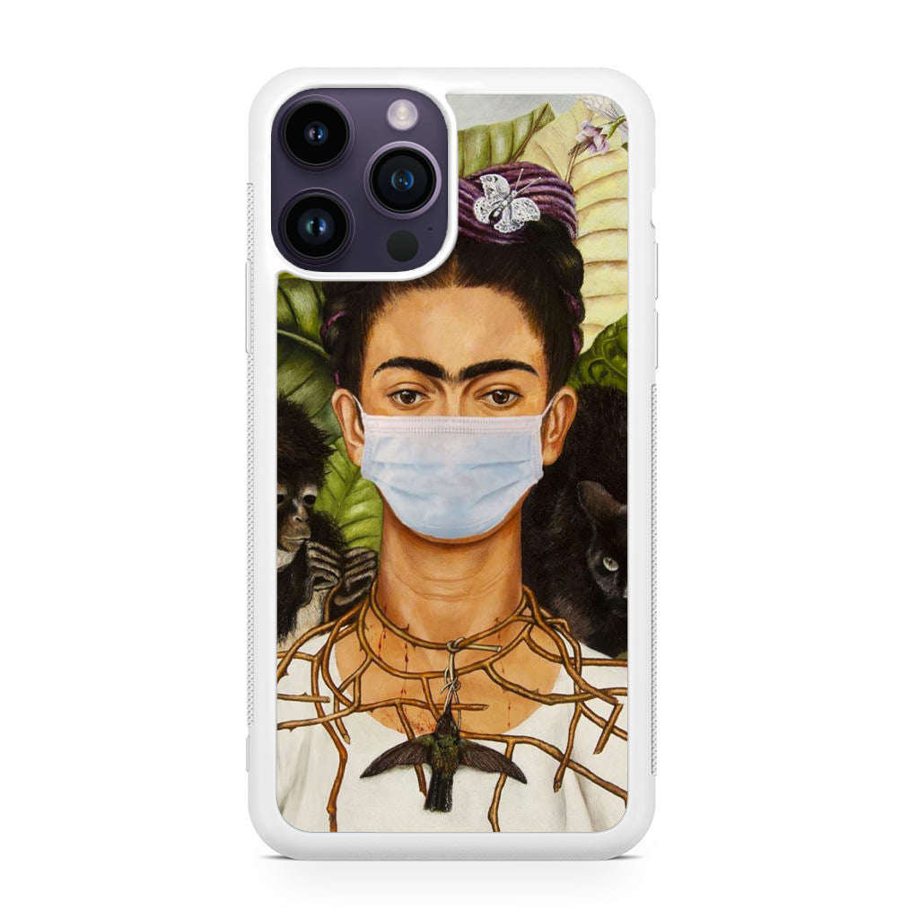 Frida Kahlo Wear Mask iPhone 14 Pro / 14 Pro Max Case