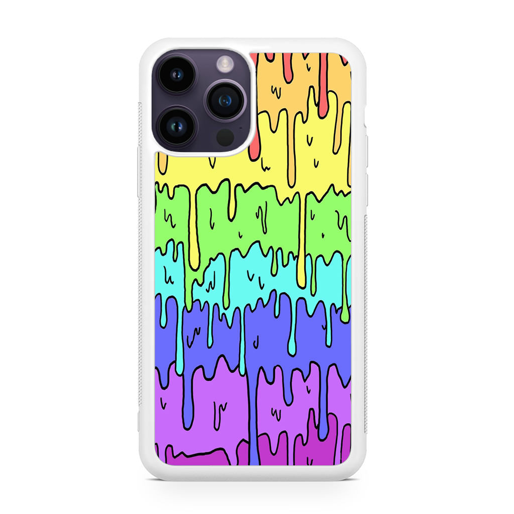 Pastel Kawaii Melting Rainbow iPhone 15 Pro / 15 Pro Max Case