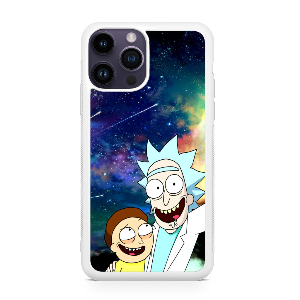 Rick And Morty In The Space iPhone 15 Pro / 15 Pro Max Case