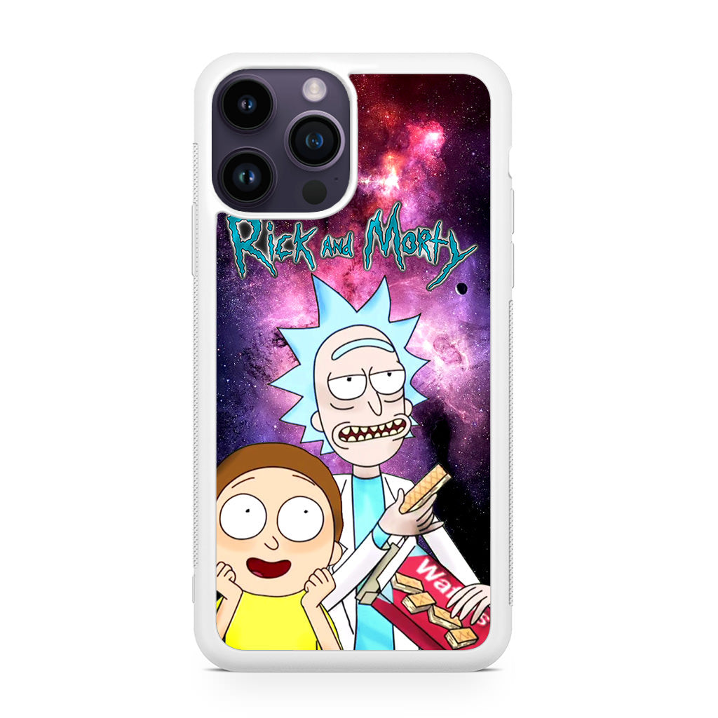 Rick And Morty Nebula Space iPhone 15 Pro / 15 Pro Max Case