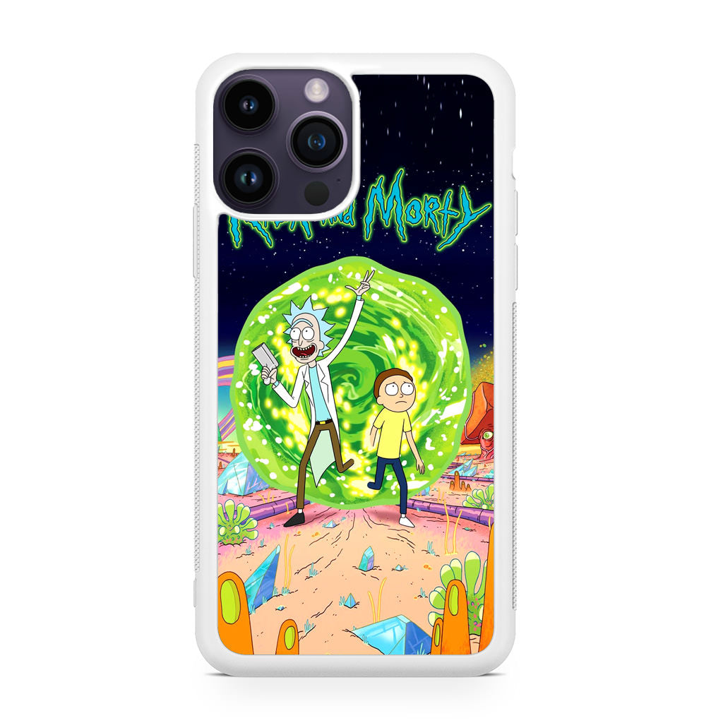 Rick And Morty Portal Gun iPhone 15 Pro / 15 Pro Max Case