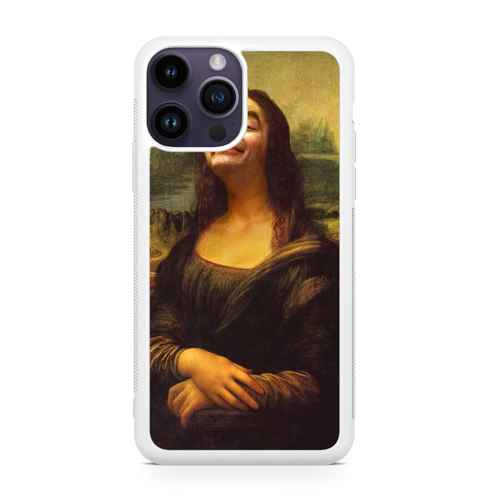 Rowan Atkinson Monalisa Funny iPhone 15 Pro / 15 Pro Max Case