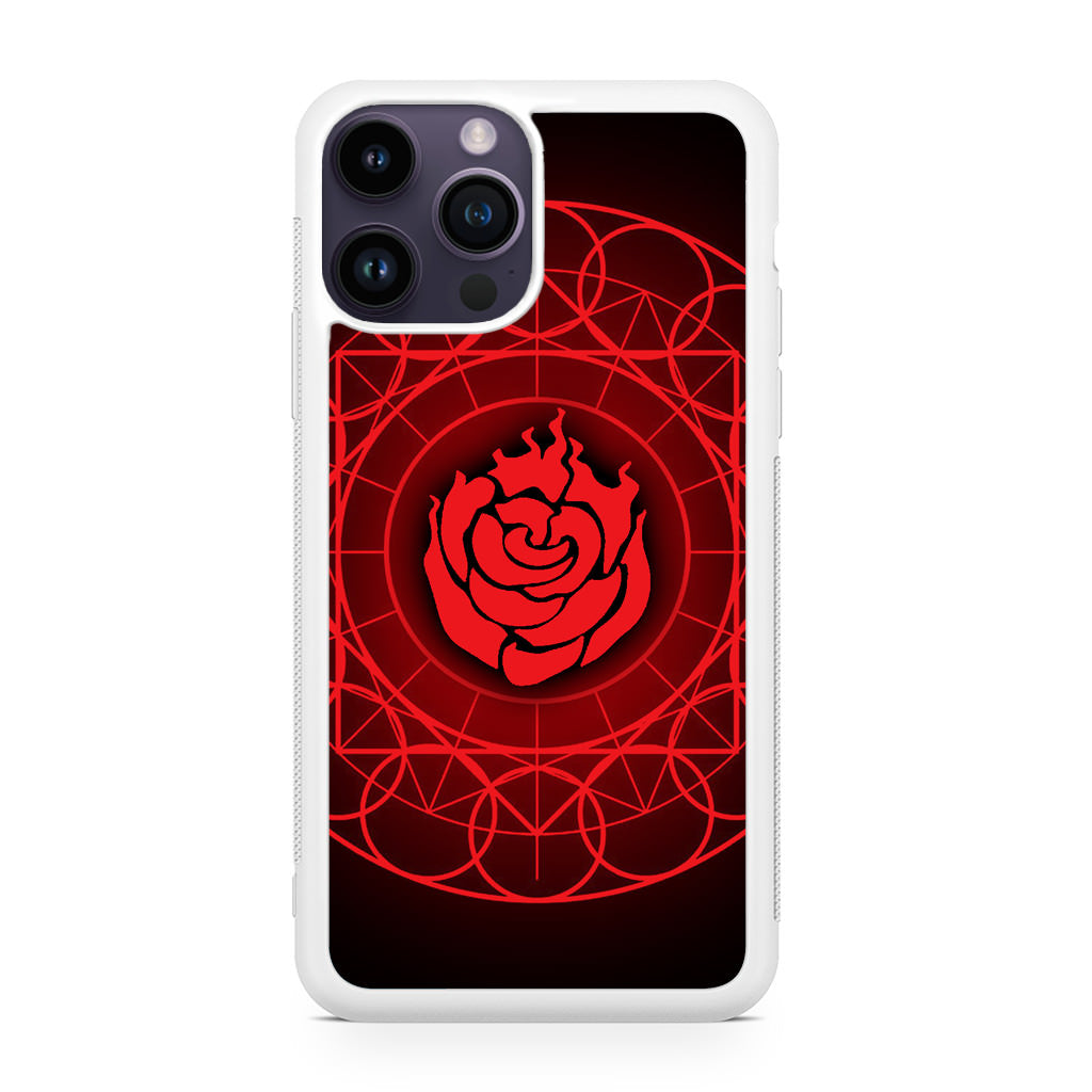 Ruby Rose Symbol RWBY iPhone 15 Pro / 15 Pro Max Case