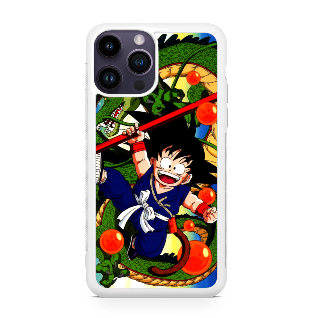 Shenlong And Little Goku Dragon Ball iPhone 15 Pro / 15 Pro Max Case