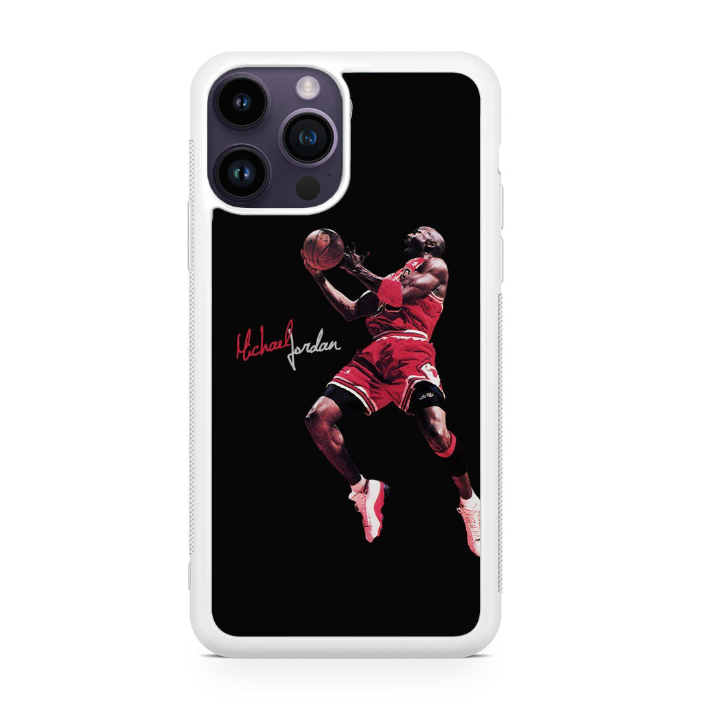 Michael Jordan Epic Jump iPhone 14 Pro / 14 Pro Max Case